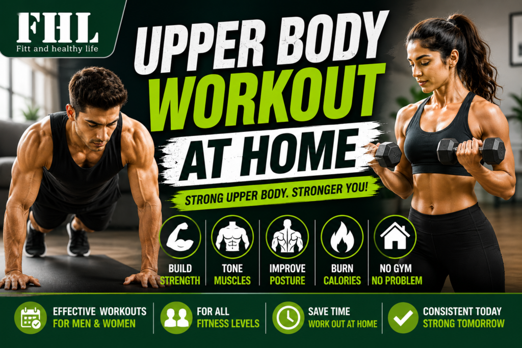Upper Body Workout at Home: The Complete Guide to Build Strength Without Equipment