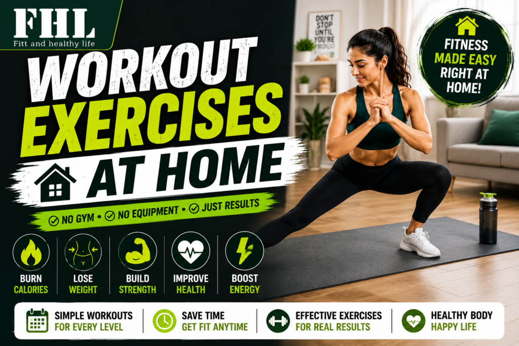 Workout Exercises at Home: The Complete Beginner's Guide to Getting Fit Without a Gym