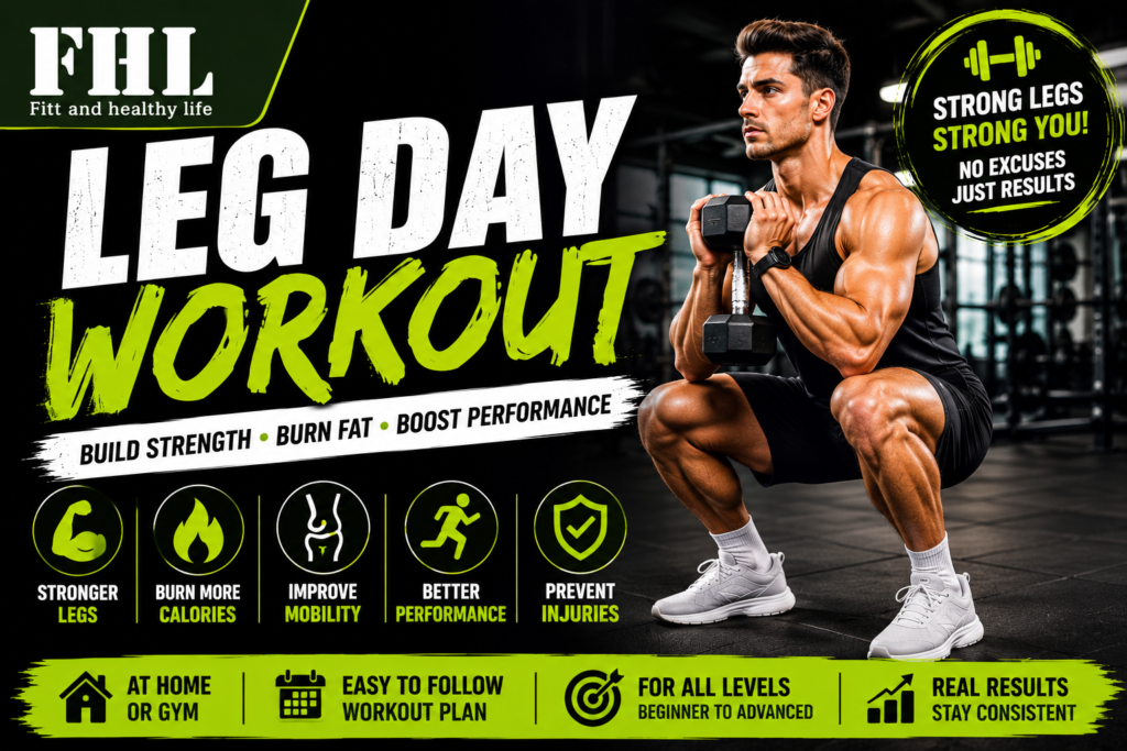 Leg Day Workout: The Complete Guide to Building Stronger Legs and Improving Overall Fitness