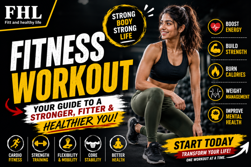 Fitness Workout: A Complete Guide to Stay Fit, Strong, and Healthy