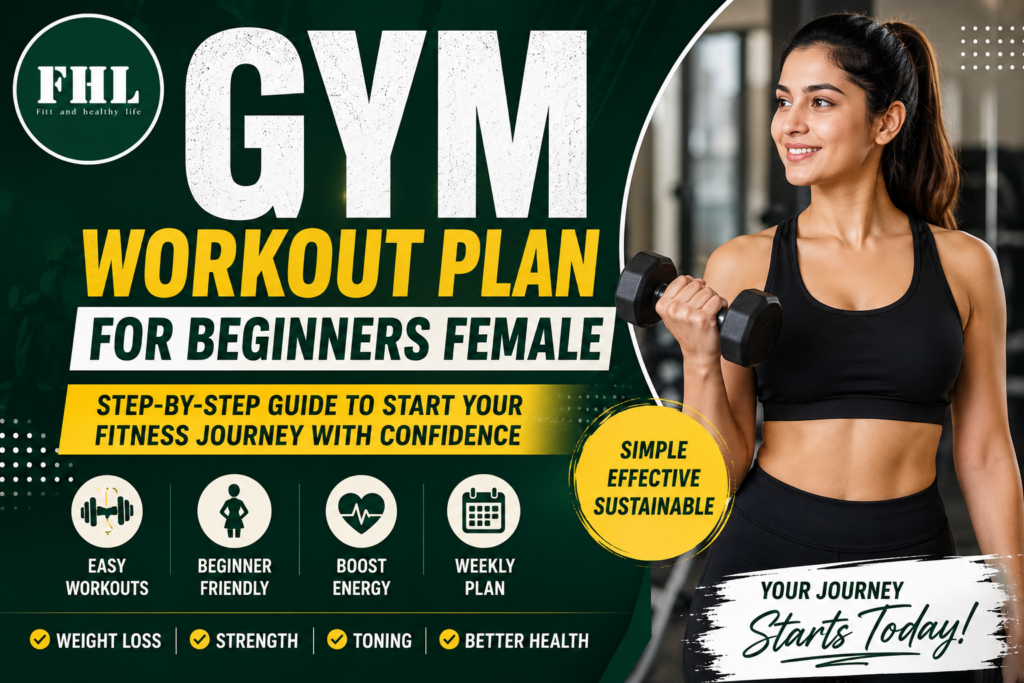 Gym Workout Plan for Beginners Female: Easy Weekly Workout Schedule