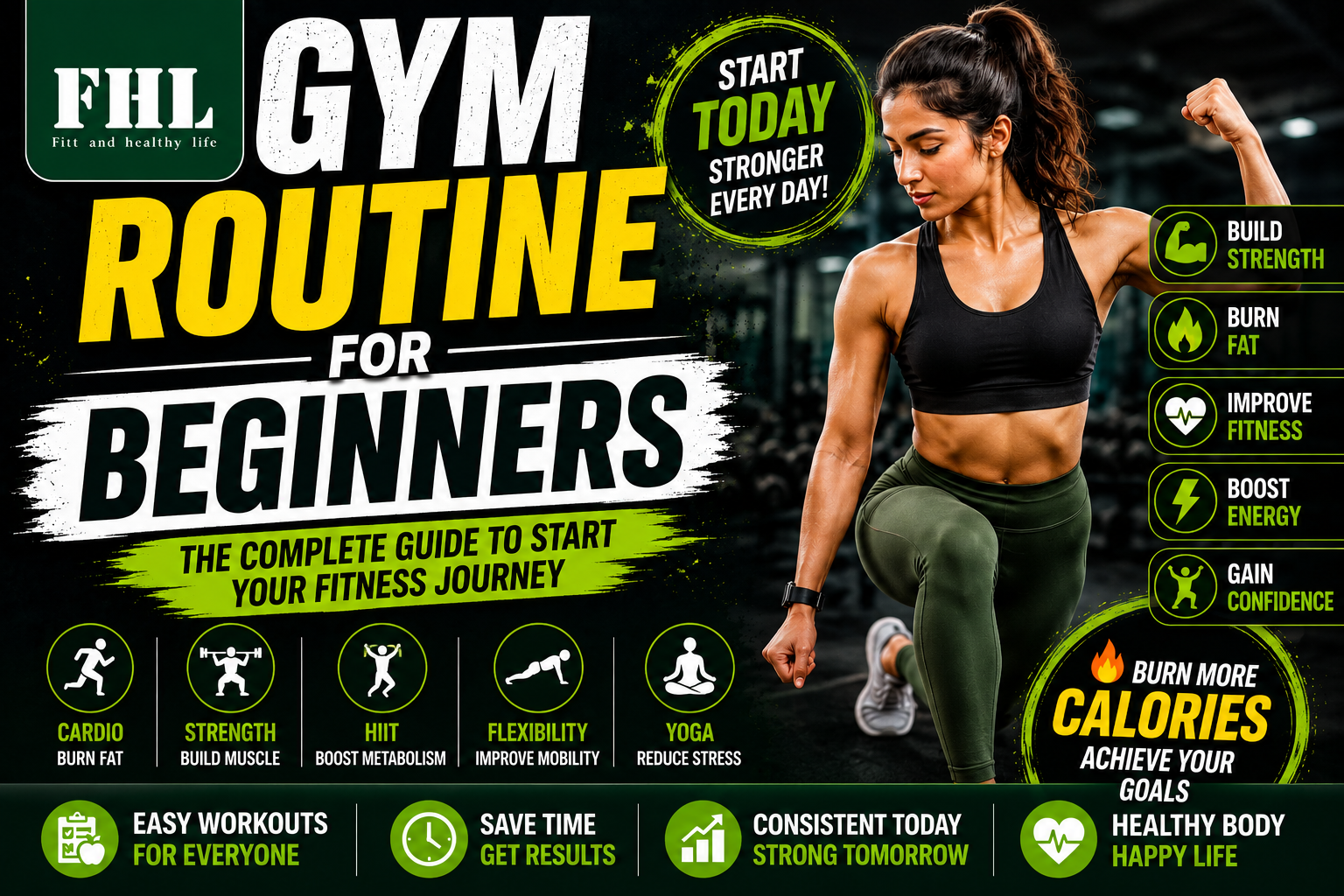 Gym Routine for Beginners: The Complete Guide to Start Your Fitness Journey